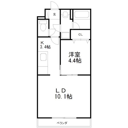 エスメラルダの物件間取画像